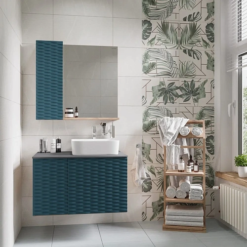 Зеркальный шкаф GROSSMAN АЛЬБА-80 см Лев. веллингтон/бриз 80x75 208005 Зеркальный шкаф GROSSMAN АЛЬБА-80 см Лев. веллингтон/бриз 80x75 208005