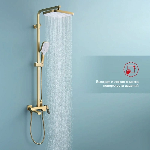 Душевая система Raglo R02.24.03, золотой сатин Душевая система Raglo R02.24.03, золотой сатин