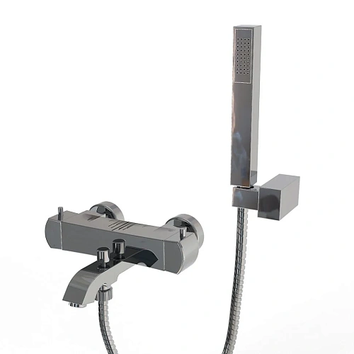 Смеситель для ванны Paini Lady 89CR105THKM с термостатом и аксессуаром Смеситель для ванны Paini Lady 89CR105THKM с термостатом и аксессуаром