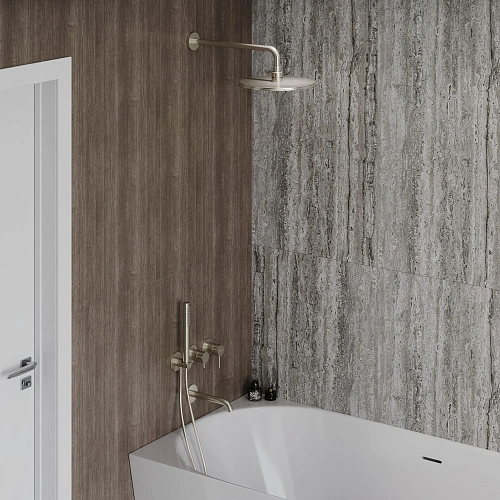 Душевая система AQUAme AQM8408BN никель шлифованный Душевая система AQUAme AQM8408BN никель шлифованный