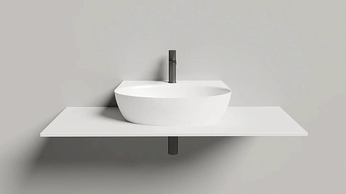 Раковина Salini ALDA WALL 02 140322M 580x450 накладная S-Stone Раковина Salini ALDA WALL 02 140322M 580x450 накладная S-Stone