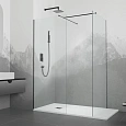 Душевая перегородка RGW Walk In WA-020B (WA-010B (2 шт.) + S-1220 B) 1200x700 мм 02122027-11 черный, Easy Clean Душевая перегородка RGW Walk In WA-020B (WA-010B (2 шт.) + S-1220 B) 1200x700 мм 02122027-11 черный, Easy Clean