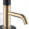 Смеситель для раковины Boheme STICK GOLD MRAMOR BLACK 121-G-MR-BLACK Смеситель для раковины Boheme STICK GOLD MRAMOR BLACK 121-G-MR-BLACK