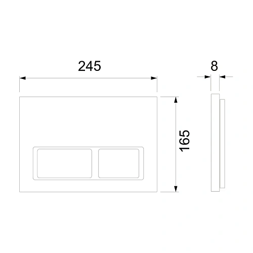 Комплект инсталляции TECE TECEspring Base K401201WCK с клавишей смыва, хром глянцевый и унитазом модель K Комплект инсталляции TECE TECEspring Base K401201WCK с клавишей смыва, хром глянцевый и унитазом модель K