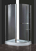 Картинка анонса товара «душевой уголок cezares elena-w-rh-1-120/90-c-cr-r 120x90см стекло прозрачное, профиль хром»