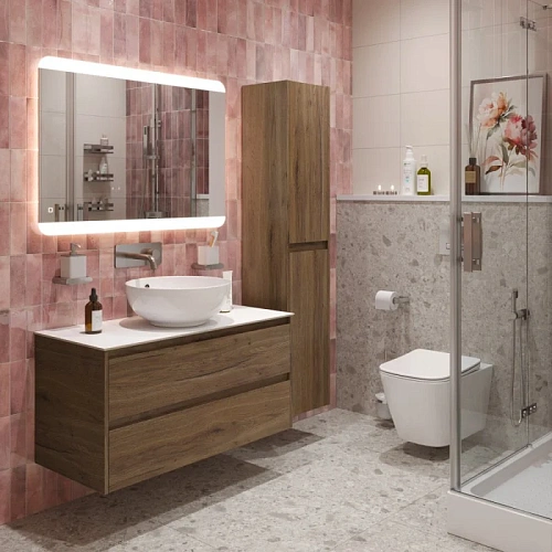 Тумба со столешницей и раковиной BelBagno KRAFT 80 kraft80rt-kepbo-1077-set подвесная KRAFT80RT-KEPBO-1077-SET Тумба со столешницей и раковиной BelBagno KRAFT 80 kraft80rt-kepbo-1077-set подвесная KRAFT80RT-KEPBO-1077-SET