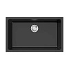 Кухонная мойка Omoikiri Okinoshima 76-U/I-BL Natceramic/черный 4997146