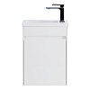 Картинка анонса товара «тумба под раковину belbagno pietra mini-400-1a-so-bl-l bianco lucido подвесная 394x217»