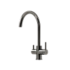 Смеситель для кухни SANCOS Taper SC4012GG с возможностью подключения фильтра, вороненая сталь