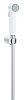 Картинка анонса товара «гигиеническая лейка grohe tempesta-f (гигиеническая лейка, держатель, шланг 1000 мм), белая луна (26355i 26355il0»