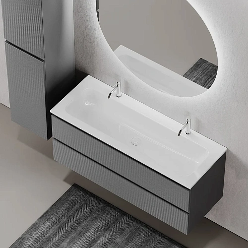 Тумба под раковину Sancos Folk FL120GS 1195х445х500 Grey soft, подвесная Тумба под раковину Sancos Folk FL120GS 1195х445х500 Grey soft, подвесная