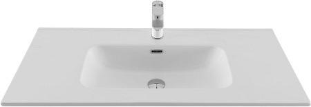 Раковина Aquanet Flat 100 белая матовая 00330426 Раковина Aquanet Flat 100 белая матовая 00330426