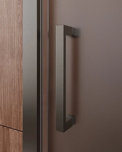 Душевая дверь CEZARES MOLVENO-BF-1-120-P-GM цвет профиля оружейная сталь стекло рифленое Душевая дверь CEZARES MOLVENO-BF-1-120-P-GM цвет профиля оружейная сталь стекло рифленое