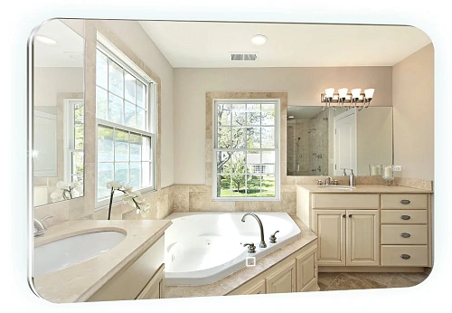 Зеркало SILVER MIRRORS 800x550 сенсорный выключатель, горизонтальное Паллада (LED-00002243) Зеркало SILVER MIRRORS 800x550 сенсорный выключатель, горизонтальное Паллада (LED-00002243)