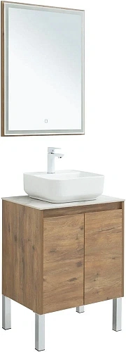 Комплект мебели Aquanet Nova Lite 60 дуб рустикальный (2 дверцы) 00302534 Комплект мебели Aquanet Nova Lite 60 дуб рустикальный (2 дверцы) 00302534