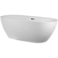 Картинка анонса товара «ванна отдельностоящая ceruttispa d'iseo160 ct9903 1600x750x560 акриловая, белая, со сливом-переливом»