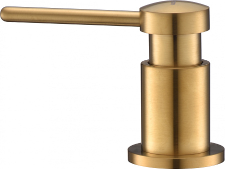 Дозатор жидкого мыла Paulmark BREVIT D005-BG брашированное золото Дозатор жидкого мыла Paulmark BREVIT D005-BG брашированное золото