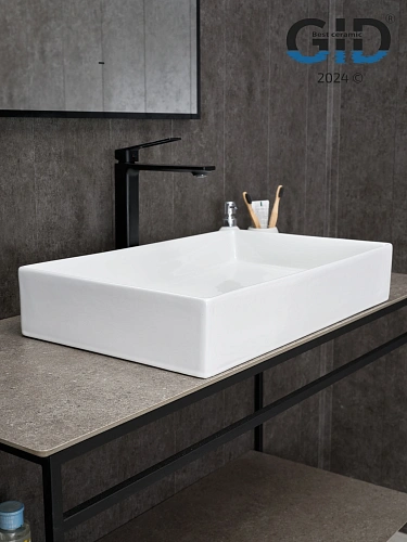 Раковина Gid N9496 51228 накладная белая 60.5x37x11 Раковина Gid N9496 51228 накладная белая 60.5x37x11