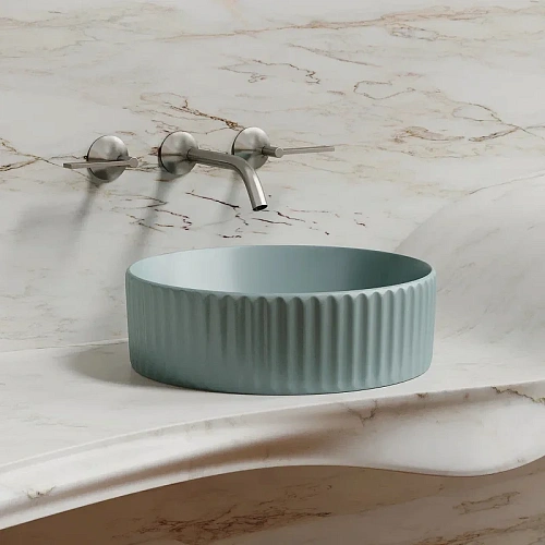 Раковина Ceramica Nova ELEMENT CN6057MLG Зеленый матовый накладная Раковина Ceramica Nova ELEMENT CN6057MLG Зеленый матовый накладная