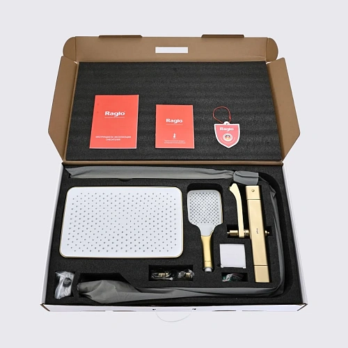 Душевая система Raglo R01.26.03, золотой сатин Душевая система Raglo R01.26.03, золотой сатин