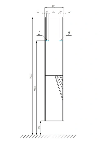 Шкаф-пенал Aquaton Сакура правая ольха наварра, белый глянец 1A219903SKW8R Шкаф-пенал Aquaton Сакура правая ольха наварра, белый глянец 1A219903SKW8R