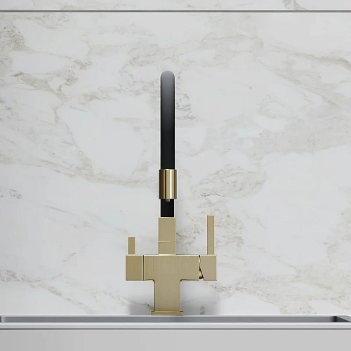 Смеситель для кухни Sancos Arno SC4005BG под фильтр, брашированное золото Смеситель для кухни Sancos Arno SC4005BG под фильтр, брашированное золото