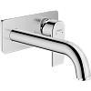 Картинка анонса товара «смеситель для раковины hansgrohe vernis shape настенный, излив 20,4 71578000, хром»