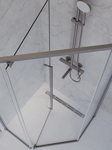 Душевой уголок CEZARES PLANE-P-1-100-C-IN 100x100 см Душевой уголок CEZARES PLANE-P-1-100-C-IN 100x100 см