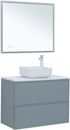 Тумба под раковину Aquanet Арт 90 мисти грин 00313276 напольная/подвесная Тумба под раковину Aquanet Арт 90 мисти грин 00313276 напольная/подвесная