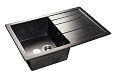 Кухонная мойка GranFest Quadro Q-780 L чер черный Кухонная мойка GranFest Quadro Q-780 L чер черный