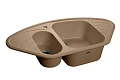 Кухонная мойка GranFest Corner C-960 E топаз топаз Кухонная мойка GranFest Corner C-960 E топаз топаз