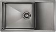Кухонная мойка Paulmark AISI304 PLATTE PM807844-GM вороненая сталь 780х440мм Кухонная мойка Paulmark AISI304 PLATTE PM807844-GM вороненая сталь 780х440мм