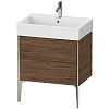 Картинка анонса товара «тумба под раковину duravit xviu xv45350b121 напольная 68 см орех темный»