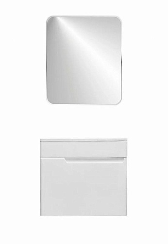 Тумба с раковиной Эстет Kare Luxe ФР-00007077 600х450 подвесная 1 ящик Тумба с раковиной Эстет Kare Luxe ФР-00007077 600х450 подвесная 1 ящик