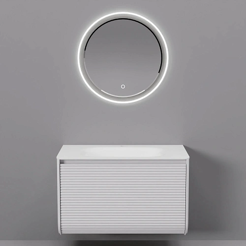 Комплект мебели ArtDecco Lucia 80 ALC08W43S1M0 серый Комплект мебели ArtDecco Lucia 80 ALC08W43S1M0 серый