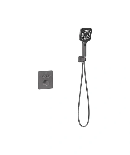 Душевая система Vincea Inspire VSFW-3I21MT4GM встраиваемый, термостат, вороненая сталь Душевая система Vincea Inspire VSFW-3I21MT4GM встраиваемый, термостат, вороненая сталь