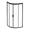 Картинка анонса товара «душевой уголок am.pm gem w90g-401-090bt четверть круга 90x90 стекло прозрачное, профиль черный матовый»