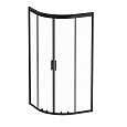 Душевой уголок AM.PM Gem W90G-401-090BT четверть круга 90x90 стекло прозрачное, профиль черный матовый Душевой уголок AM.PM Gem W90G-401-090BT четверть круга 90x90 стекло прозрачное, профиль черный матовый