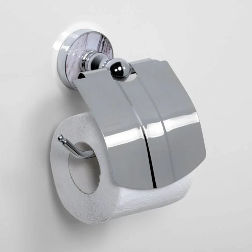 Держатель туалетной бумаги WasserKRAFT Aland K-8525 с крышкой хром Держатель туалетной бумаги WasserKRAFT Aland K-8525 с крышкой хром