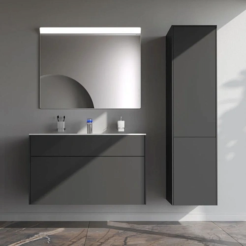 Тумба под раковину AM.PM Inspire V2.0 M50AFHX1003GM подвесная, 100 см, push-to-open, графит мато Тумба под раковину AM.PM Inspire V2.0 M50AFHX1003GM подвесная, 100 см, push-to-open, графит мато