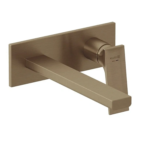 Смеситель для раковины Kludi DECUS 54245N175 настенный для внутренней части 38241 брашированная бронза Смеситель для раковины Kludi DECUS 54245N175 настенный для внутренней части 38241 брашированная бронза
