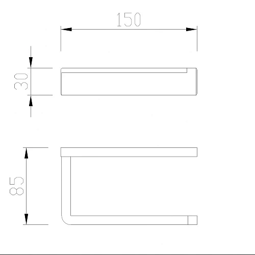 Держатель туалетной бумаги ABBER Westen AA1731B черный матовый Держатель туалетной бумаги ABBER Westen AA1731B черный матовый