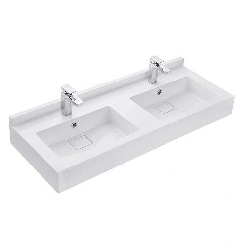 Раковина Aquaton Сакура 120 1A72433KSK010 две чаши Раковина Aquaton Сакура 120 1A72433KSK010 две чаши