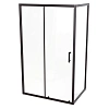 Душевой уголок Taliente 150x100x195см TA-N-150-10-1CB раздвижной, прозр.стекло 6мм,черный профиль