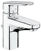 Картинка анонса товара «смеситель для раковины grohe europlus с донным клапаном и выдвижным изливом, хром (33155002)»