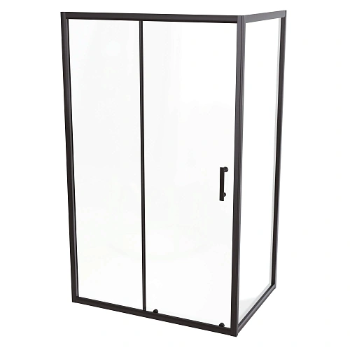 Душевой уголок Taliente 150x100x195см TA-N-150-10-1CB раздвижной, прозр.стекло 6мм,черный профиль Душевой уголок Taliente 150x100x195см TA-N-150-10-1CB раздвижной, прозр.стекло 6мм,черный профиль