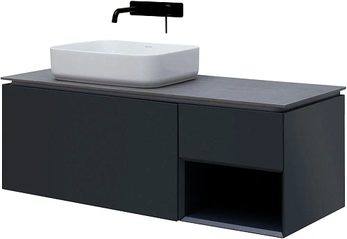 Тумба под раковину Allen Brau Infinity 120 1.21006.AM L антрацит матовый Тумба под раковину Allen Brau Infinity 120 1.21006.AM L антрацит матовый