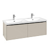 Картинка анонса товара «тумба под раковину villeroy &amp; boch subway 3.0 с подсветкой cashmere grey / cashmere grey c567l1vn»