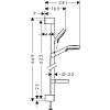 Душевой гарнитур Hansgrohe Crometta Vario и мыльницей Casetta 65 26553400 белый/хром Душевой гарнитур Hansgrohe Crometta Vario и мыльницей Casetta 65 26553400 белый/хром