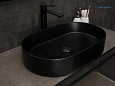 Раковина Gid Bm1479 53354 накладная черная матовая 61x38.5x12 Раковина Gid Bm1479 53354 накладная черная матовая 61x38.5x12